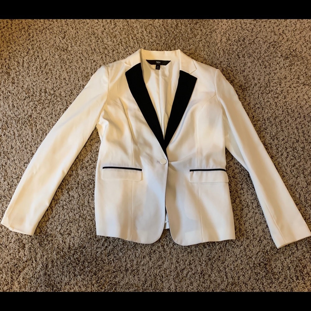Mossimo cream tuxedo blazer